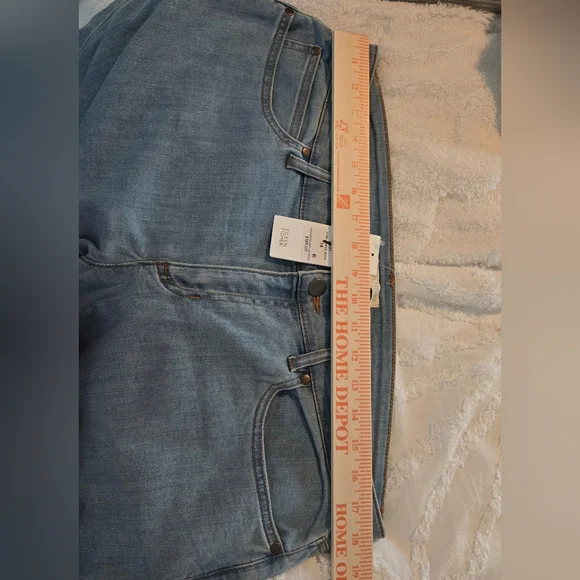 Eileen Fisher Frost Slim Ankle Jean New With Tag Sz 14